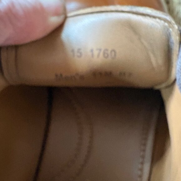 Johnston & Murphy Sheepskin Medallion Toe Oxford Brown Leather 15-1760 Sz 11 M main image 7